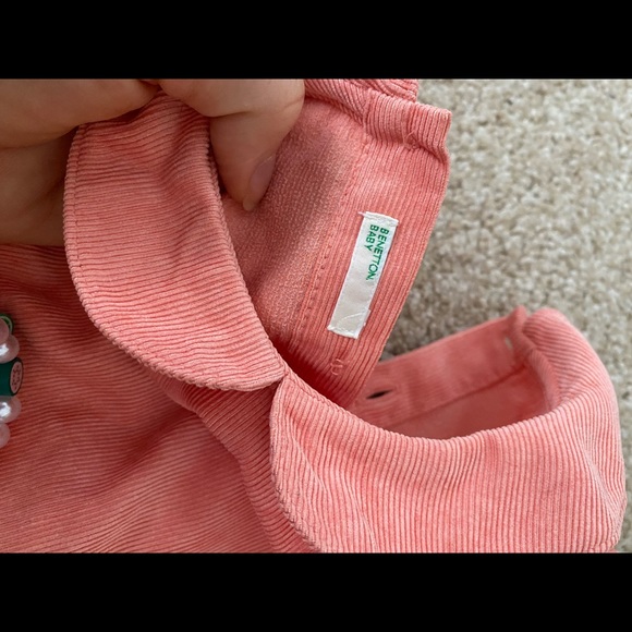 Baby Benetton Dress with collar and bow - Picture 5 of 9